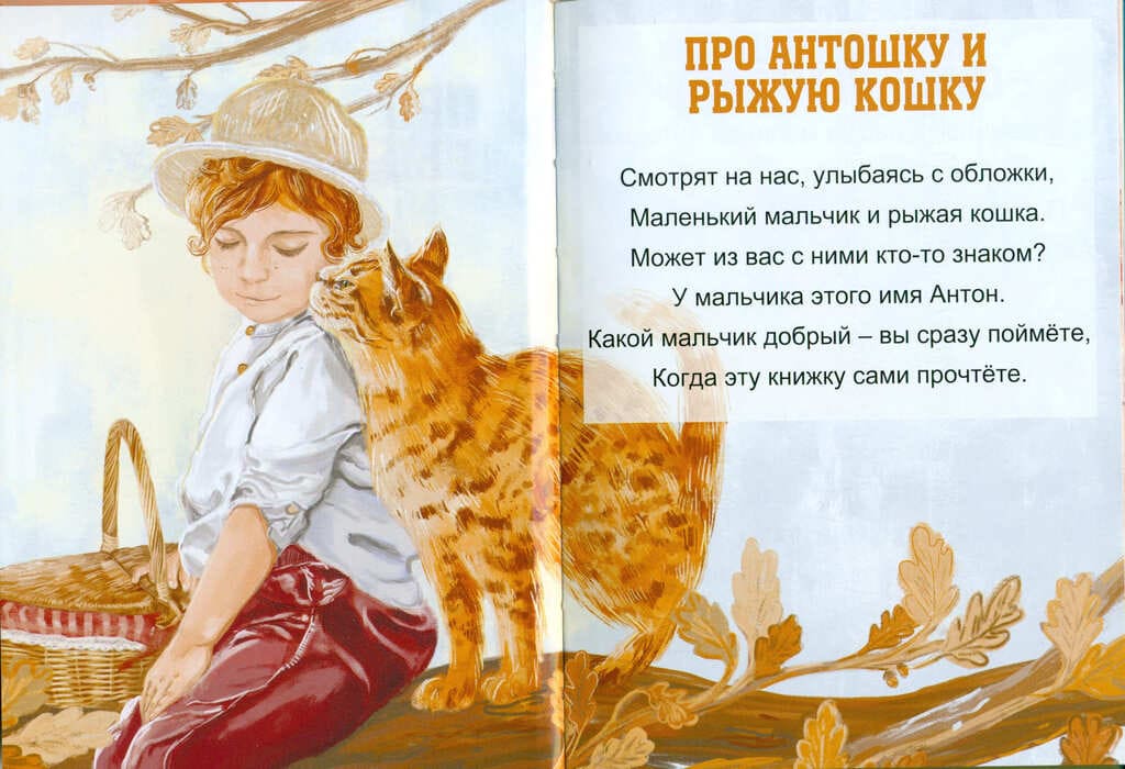 Книга «Про Антошку и рыжую кошку»